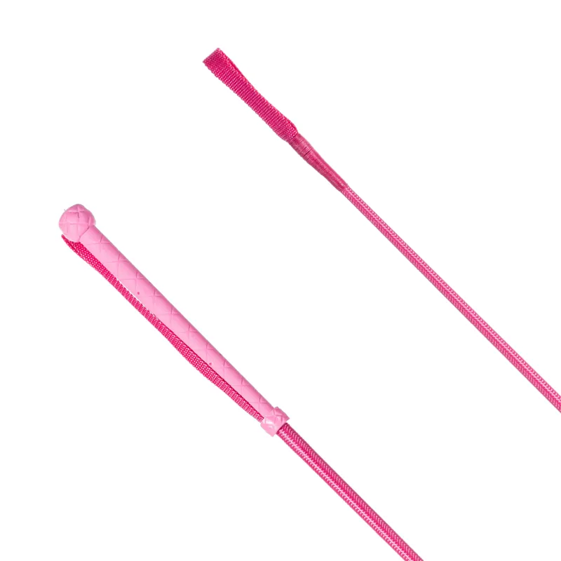 Country Direct Braided Everyday Riding Whip Pink 60cm-1
